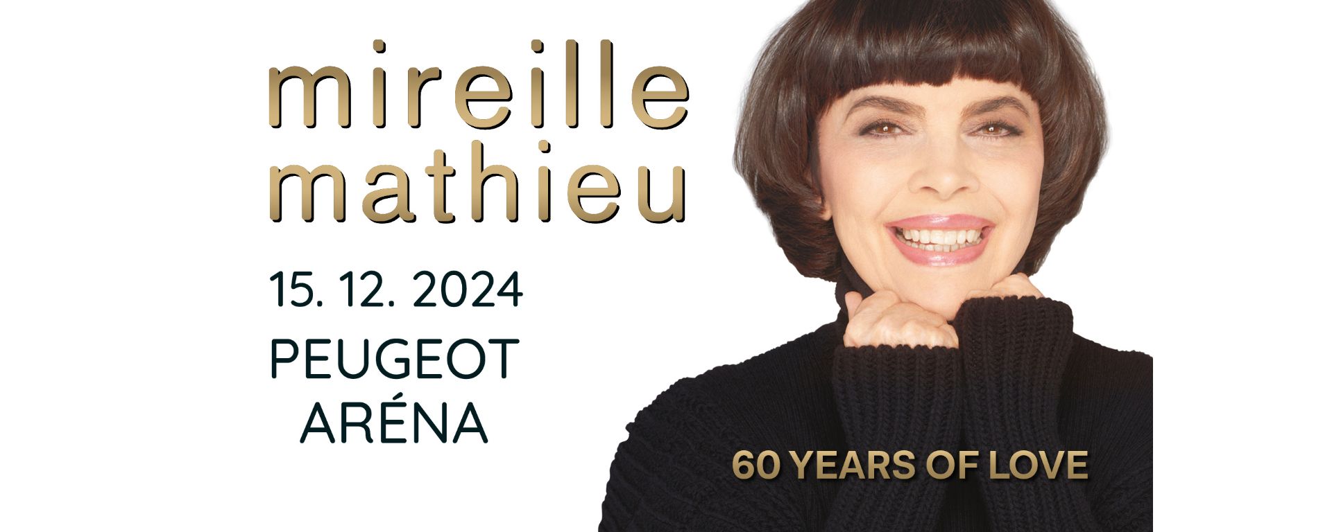 Legenda Mireille Mathieu navštívi v rámci turné 60 rokov lásky aj Bratislavu a teší sa na jej vianočnú atmosféru!